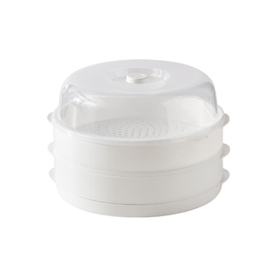 微波炉加热盖热菜专用器皿耐高温防溅罩蒸盘玉米包子加热沥水蒸笼