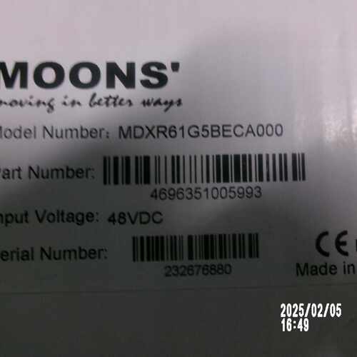 议价MOONS伺服一体化电机MDXR61G5BECA000