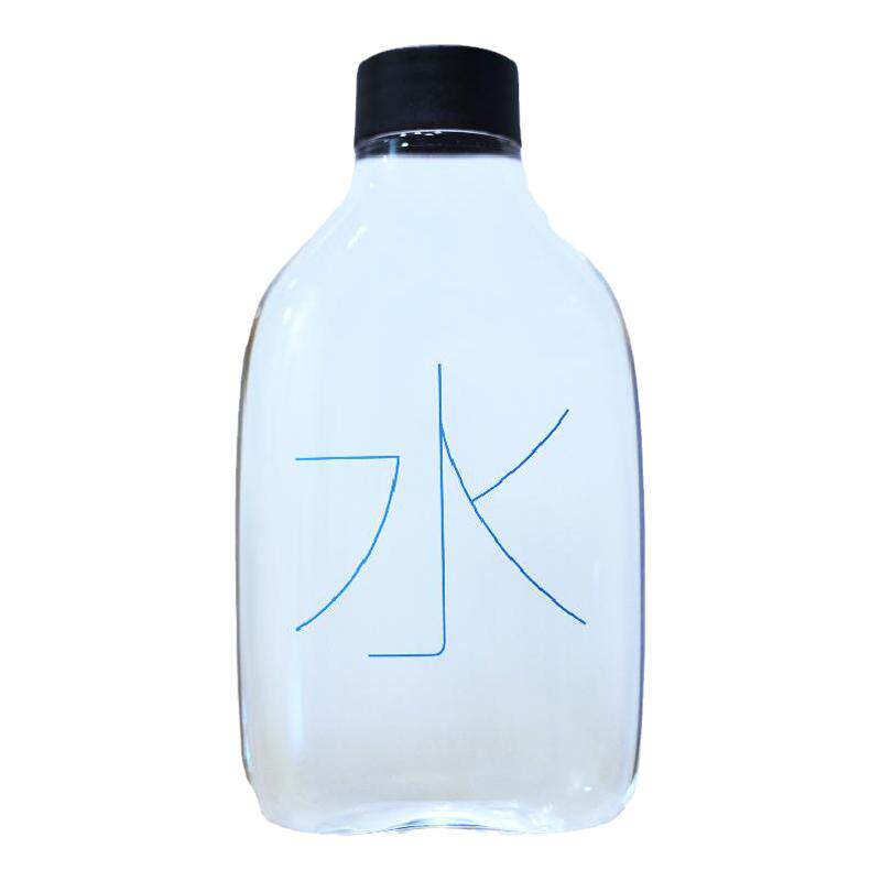 包邮正品MUJI无印良品可循环使用水瓶PET水杯有盖水壶350ml日本制
