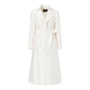 【进口三醋酸】La Koradior拉珂蒂时尚春季新款风衣三醋酸外套女