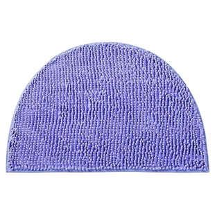 雪尼尔地垫浴室脚垫家用厕所卫生间门口垫吸水防滑垫子半圆扇形