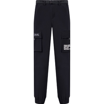 伯希和户外软壳裤束脚工装