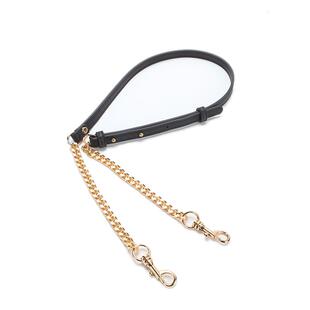 女包配件肩带链条带单肩包带链子斜挎包包带子荔枝皮带加链金属链