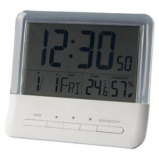 NITORI宜得利家居现代简约多功能卧室床头数字时钟电子钟 库拉特