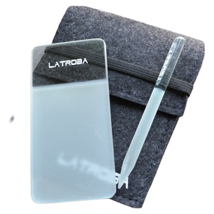 LATROBA单簧管萨克斯哨片打磨器研磨板棒套装哨片修剪整厚薄工具