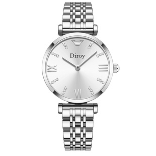 Diroy迪罗伊【情人节礼物】经典满天星女士手表时尚腕表送老婆