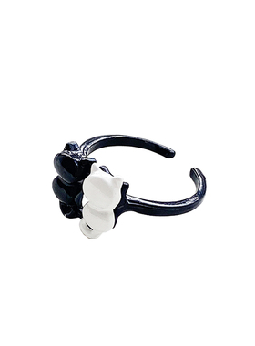 HiYOUNG女生金属小猫戒指