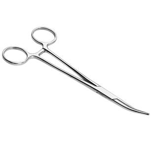 医用止血钳直头不锈钢弯头手术夹子宠物钓鱼拔毛钳外科缝合持针器