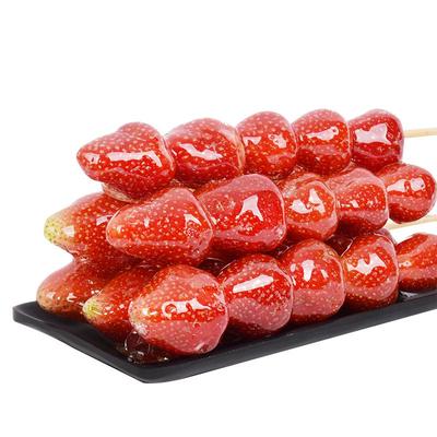 宫御坊老北京新鲜草莓冰糖葫芦