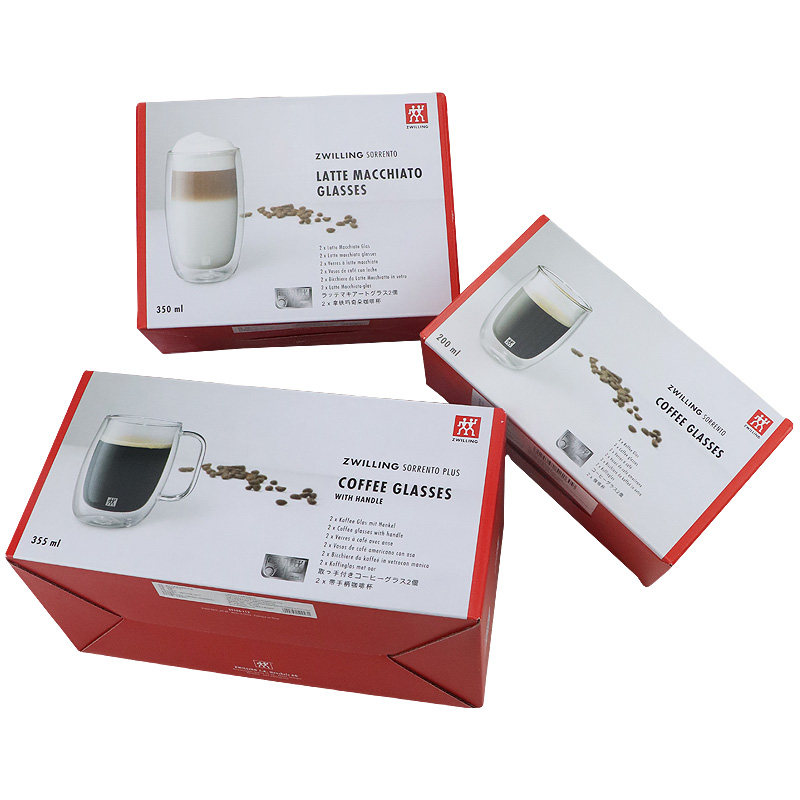 双立人德国花式真空件套装玻璃杯