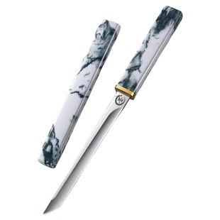 云墨水果刀家用小刀锋利高硬度刀具便携式蒙古手把肉刀网红小直刀