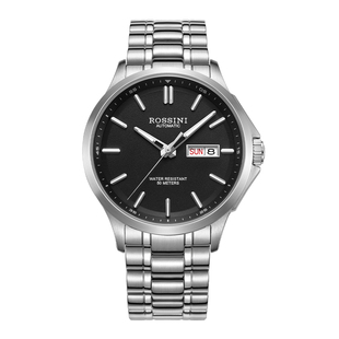 罗西尼官方手表男款正品男士机械表夜光防水商务男表5240211