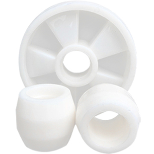 力拓中用地坦克轮配件大全80*70钢轮PU轮尼龙轮搬运车轮子叉车轮