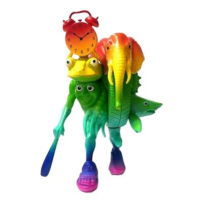 炫彩木棍人缝合怪融合版国外AI山海经手办怪物玩偶公仔