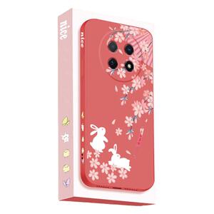 畅享60x手机壳新款兔子华为畅享60x女款简约液态硅胶畅想60x全包防摔STG-AL00手机套超薄六十x高级感外壳软壳