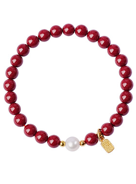 高含量帝王砂手串女士佩戴