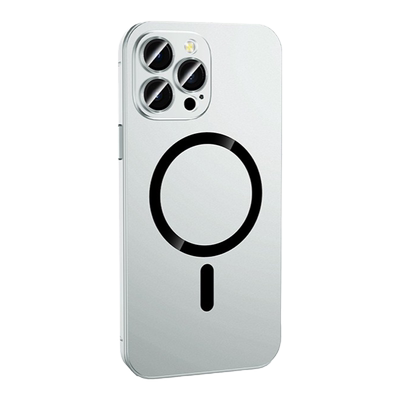 适用苹果系列金属边框磁吸手机壳