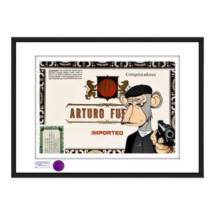 S5h正品限量版画 阿图罗富恩特雪茄Arturo Fuente & 元宇宙无聊猿