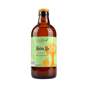 日本北海道小樽果酿啤酒蜜瓜味300ml*1瓶精酿啤酒果味单瓶装