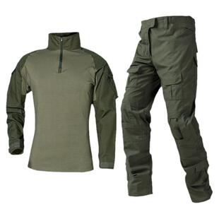 战术汤姆国产GEN2军绿色蛙服套装 OD绿G2蛙皮军迷绿色作战服