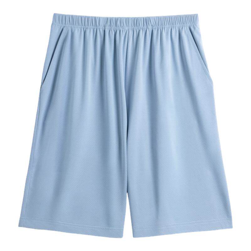 名创优品冰丝男士睡裤夏季薄款速干短裤2026新款宽松可外穿家居裤