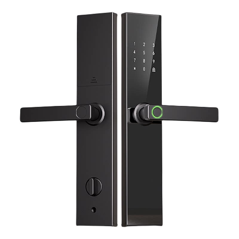 智能门锁指纹密码锁家用防盗门锁半自动入户门卧室告别钥匙电子锁