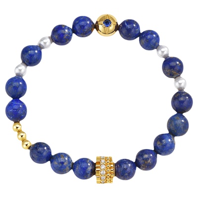 sunshifen Resort系列青金石18k金色手串礼物送女友