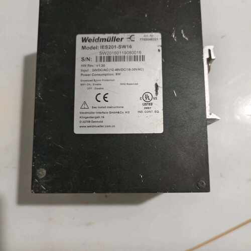 溢价-魏德米勒IES201-SW16工业交换机，16口全千兆，支持