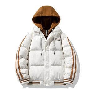 雪中飞2024秋冬新款男女情侣短连帽羽绒服运动青春棒球服保暖中性