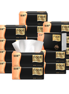 洁柔Face黑橙花密语130抽3层18包