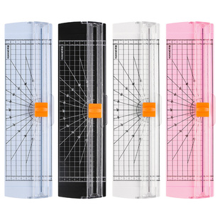 环美小型裁纸刀简约学生用迷你切纸刀a4裁纸机手动裁切照片相片家用型割纸刀裁剪器圆角器铡刀多功能裁纸神器