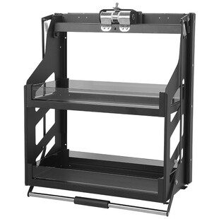 厨房吊柜升降拉篮下拉式调味拉篮橱柜垂直下拉式调味料置物架收纳