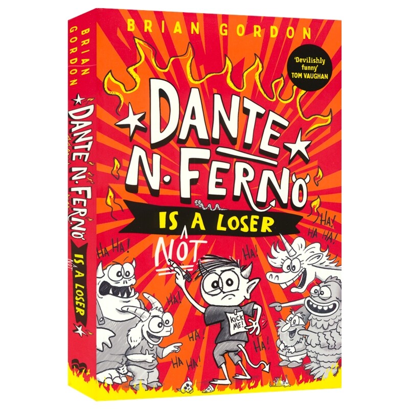 Dante N. Ferno is NOT a Loser 但丁·N·费尔诺不是失败者 儿童漫画小说 幽默搞笑故事 英语桥梁书 英文原版进口儿童图书