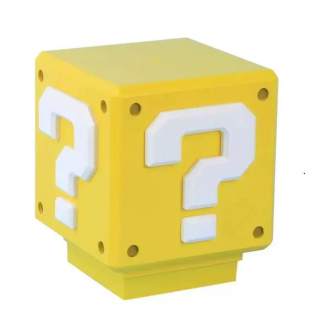 马里奥蘑菇灯玛丽LED夜灯音效问号灯卧室床头氛围灯女男摆件礼物