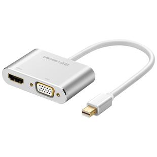 绿联 minidp转hdmi/vga电脑转换器dp接口雷电2扩展坞连接显示器投影仪外接转接头线适用苹果macbookair笔记本