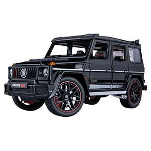 1:18巴博斯G800汽车模型仿真奔驰大G合金大号SUV越野车儿童玩具车
