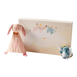 babycare手摇铃礼盒新生婴儿见面礼物玩具童趣安抚摇铃礼盒