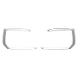 适用于奥迪A6L改装雾灯装饰框外观前杠升级保护亮条防撞用品配件