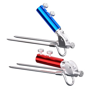 万向地插炮台支架多功能架杆配件地插头竿架鱼杆支撑架鱼竿支架