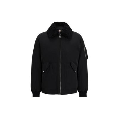 HUGO BOSS Water-Repellent Jacket With Faux-Fur Collar