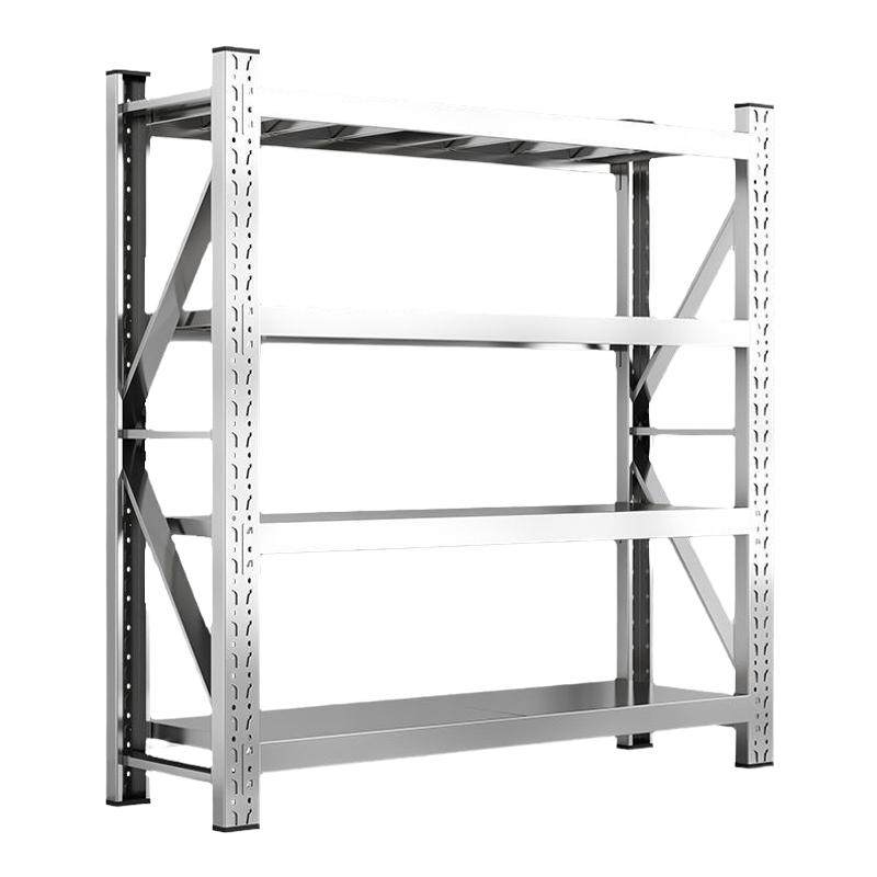 304不锈钢货架重型商用工业多层置物架仓储仓库地下室冷库储物架