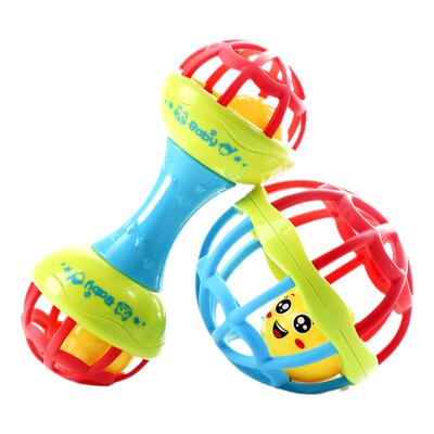 婴儿玩具0一1岁益智早教摇铃2个