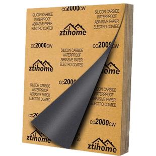 卡夫威尔砂纸打磨抛光超细墙面干磨2000目水磨砂布汽车木工沙纸