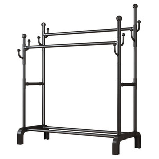 简易晾衣架落地卧室衣帽架家用室内房间挂衣架挂杆宿舍衣服收纳架