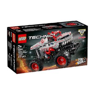 乐高MonsterJam Thunder ROARus 回力车42200玩具【6仓正品行货】