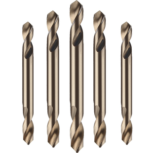 双头麻花钻头不锈钢专用高速钢两头金属扩孔钻头双刃钻3mm-5.2mm