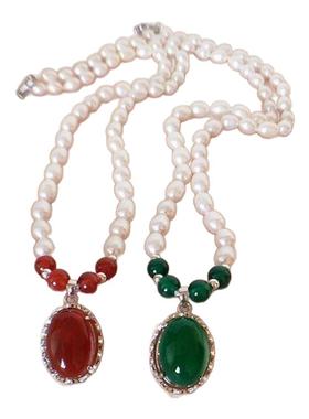 【官方正品】珍珠项链送妈妈礼物