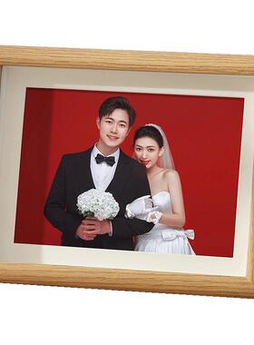 结婚登记照相框摆台婚纱照摆件