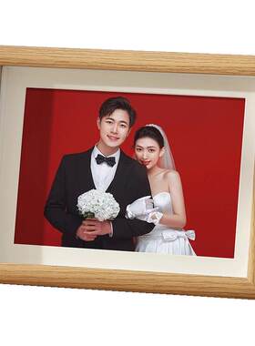 结婚登记照相框摆台婚纱照摆件