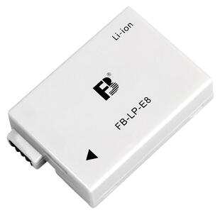 FB/沣标LP-E8电池买两个送座充充电器佳能550D 600D 650D 700D数码单反相机X4 X5备用EOS照相机lpe8电池配件